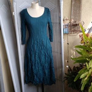 COPY - Green crinkle dress